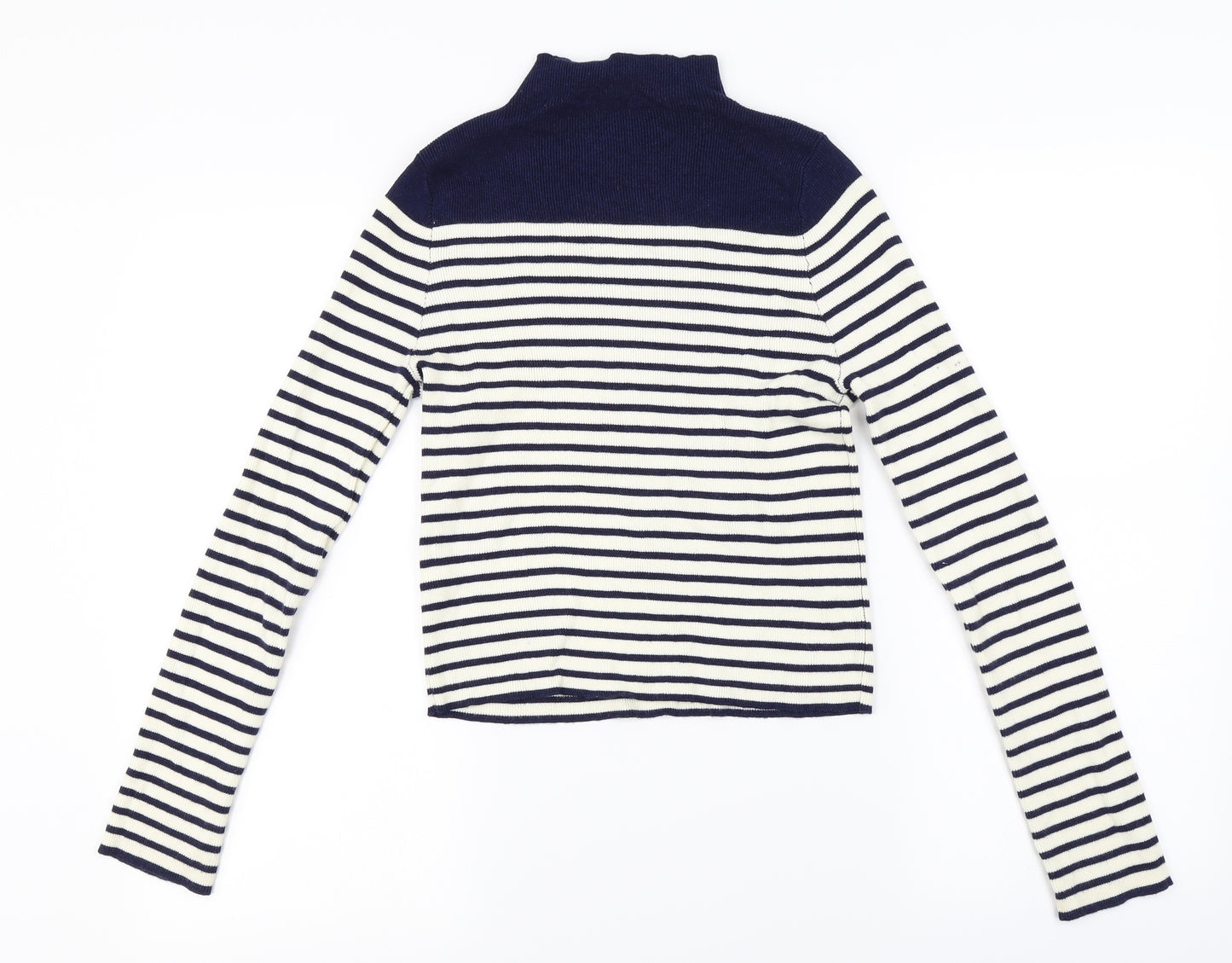 New Look Girls Blue Striped  Pullover Jumper Size 14-15 Years