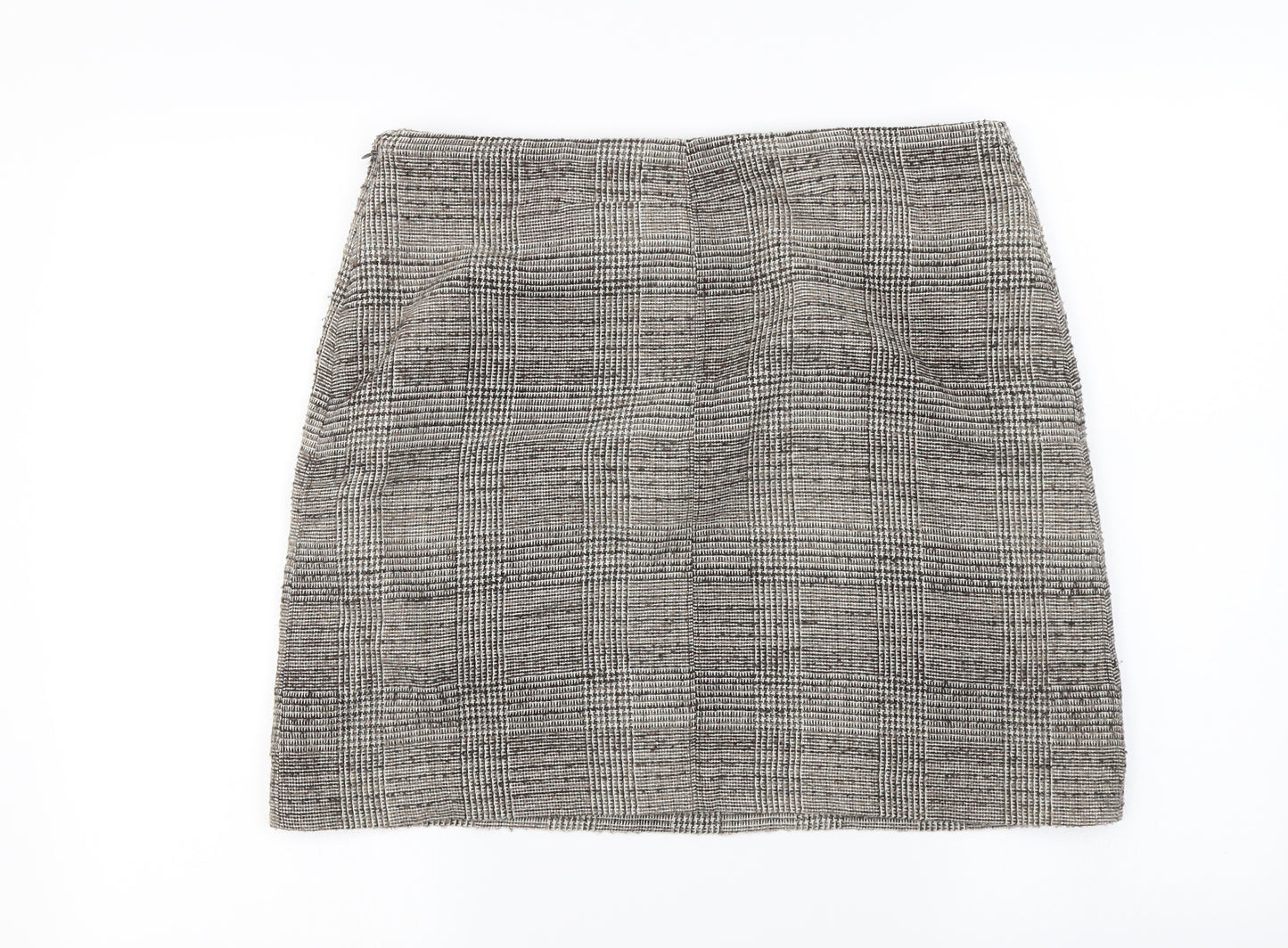 NEXT Womens Grey Paisley  A-Line Skirt Size 14