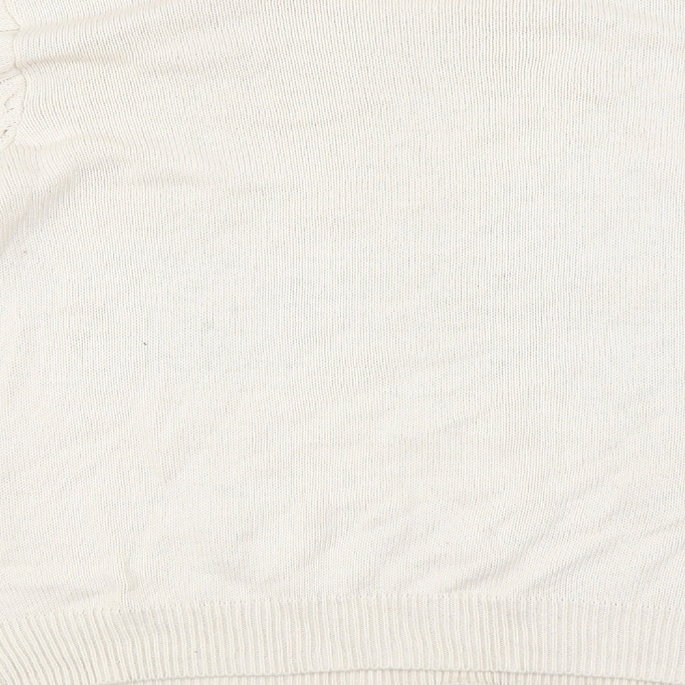 H&M Womens Ivory   Pullover Jumper Size L