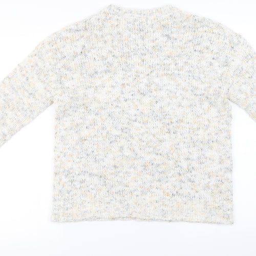 Papaya Womens Ivory   Henley Jumper Size M