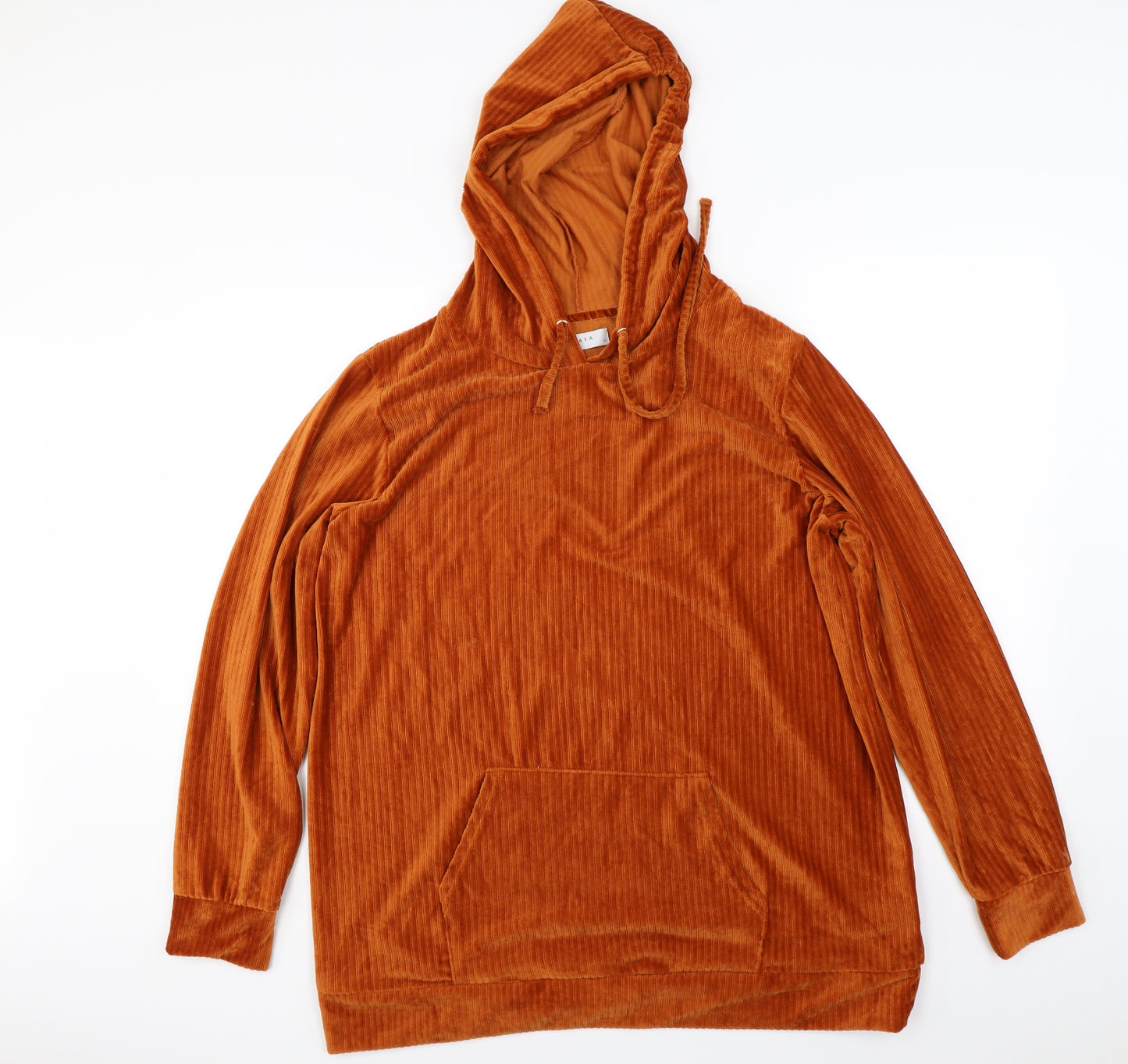 Papaya Womens Brown   Pullover Hoodie Size L