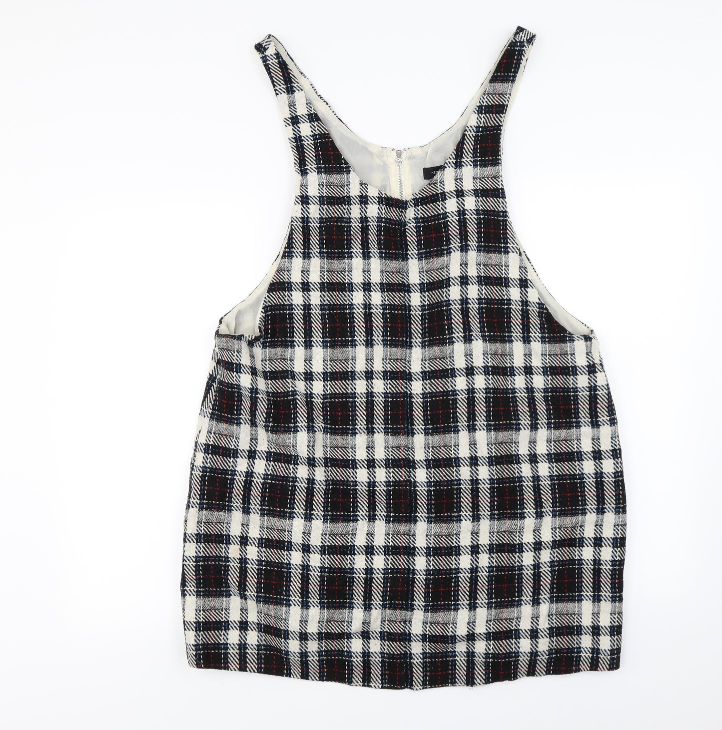 New Look Womens Grey Check  A-Line  Size 18
