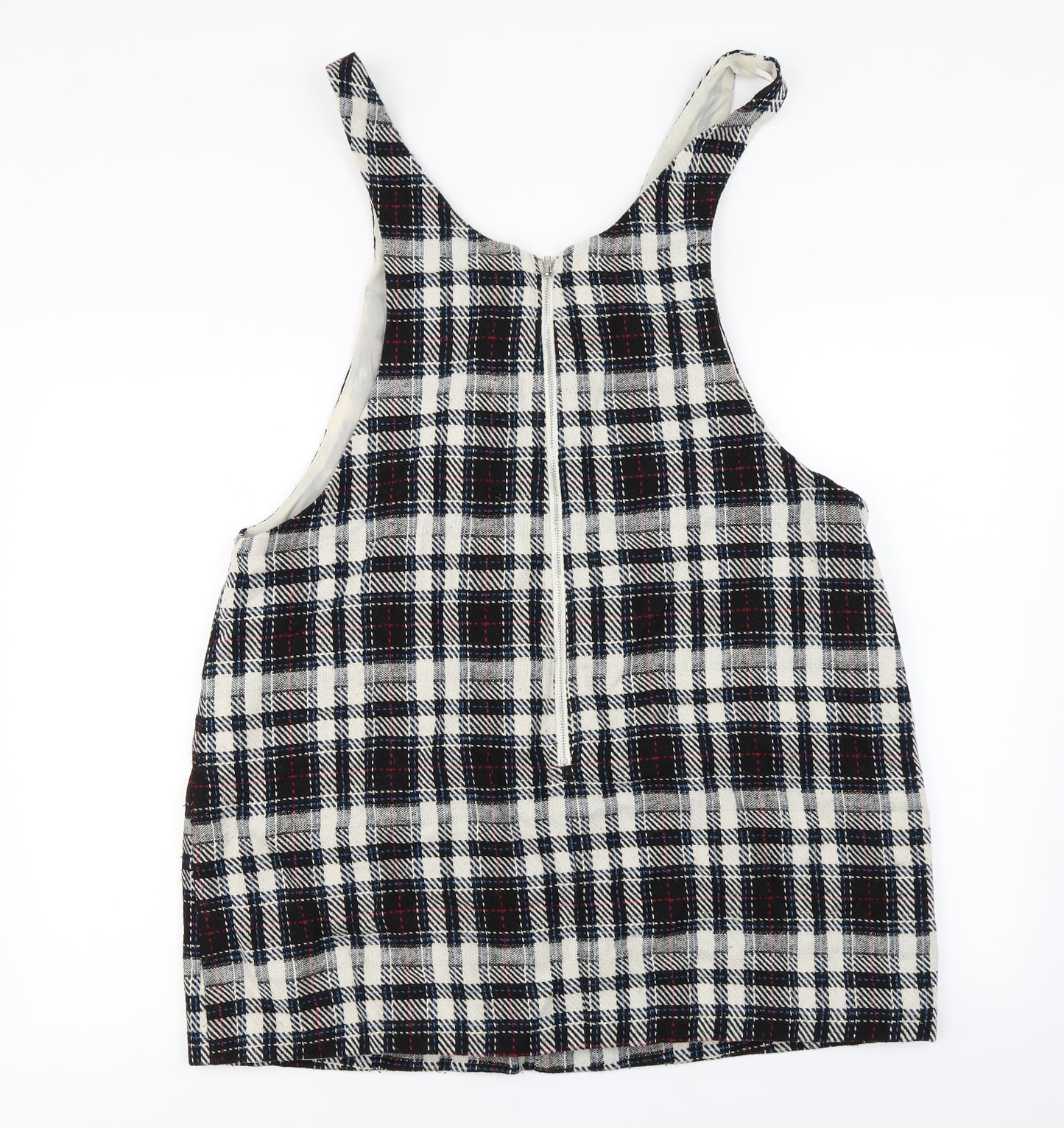 New Look Womens Grey Check  A-Line  Size 18