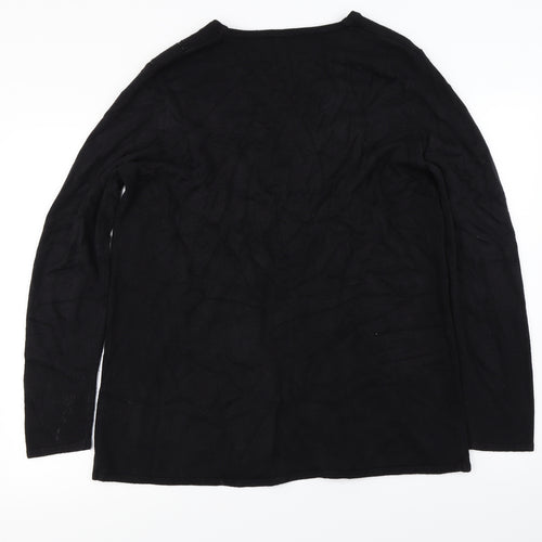 Joella Di Marco  Womens Black   Cardigan Jumper Size XL
