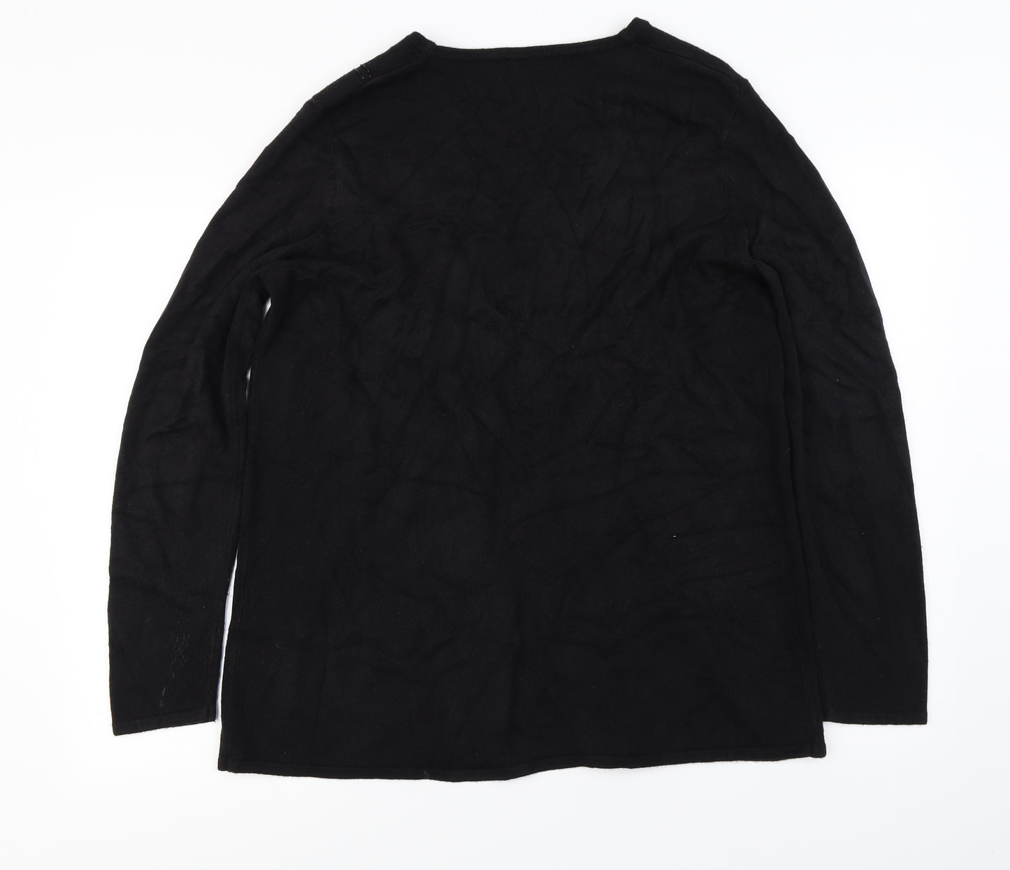 Joella Di Marco  Womens Black   Cardigan Jumper Size XL