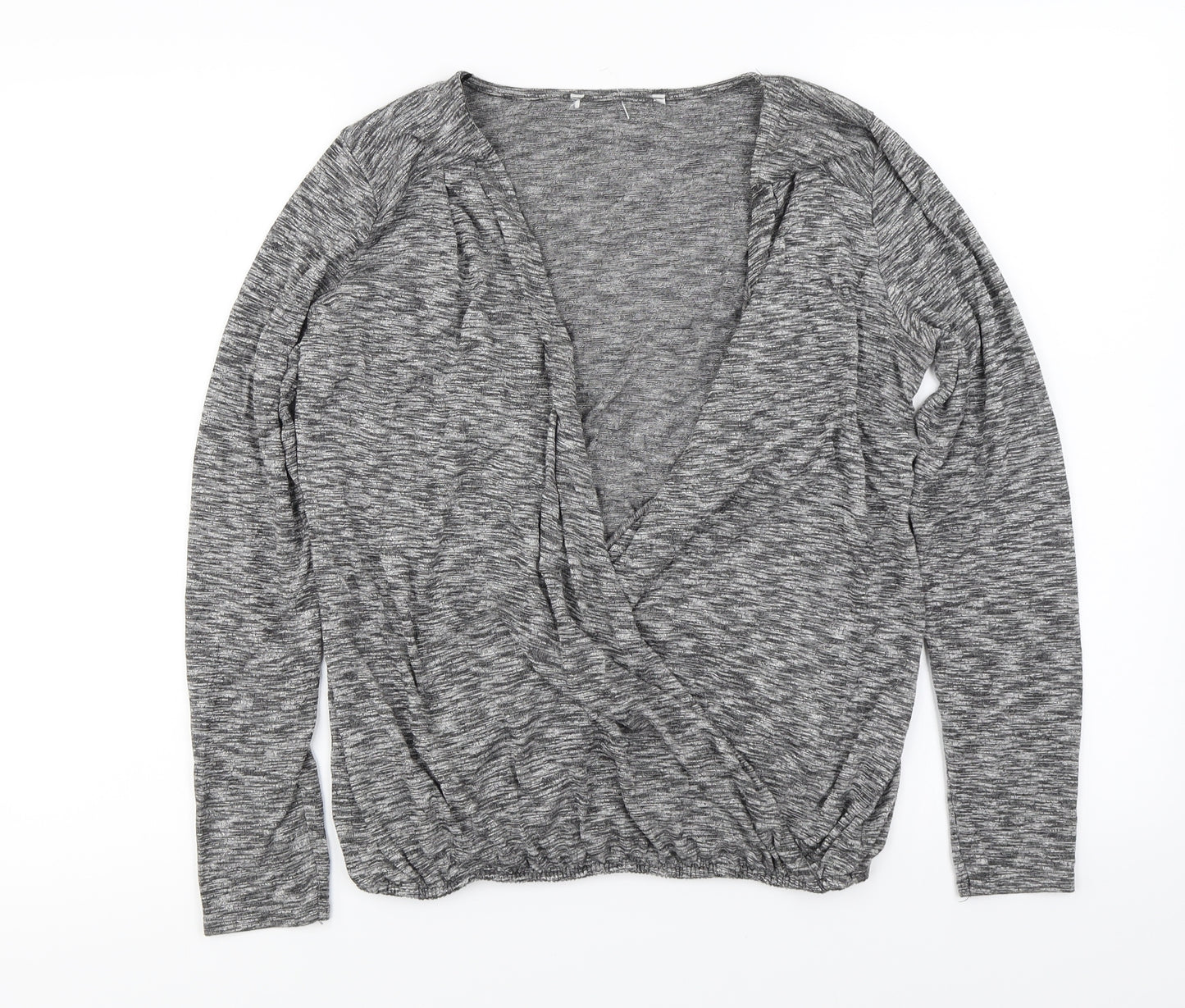 George Womens Grey   Basic Blouse Size 10