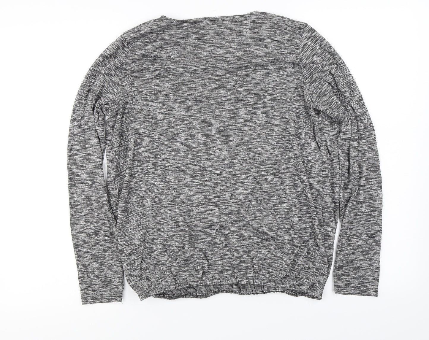 George Womens Grey   Basic Blouse Size 10
