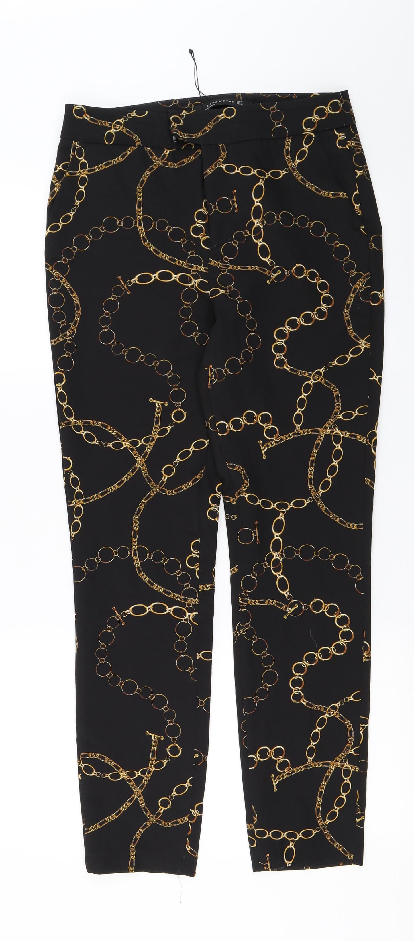 Zara Womens Black   Trousers  Size 28 in L27 in