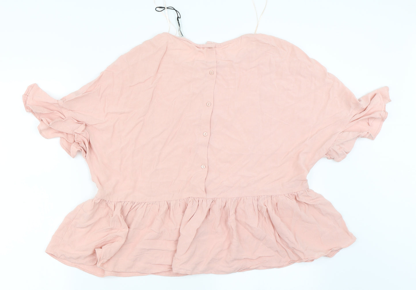 TRF  Womens Pink   Basic Blouse Size S