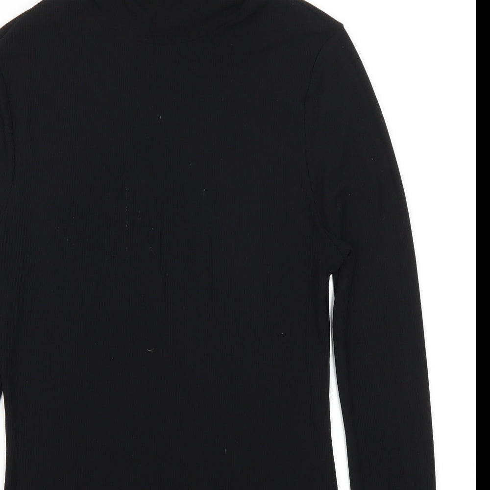 Topshop Womens Black   Basic T-Shirt Size 12