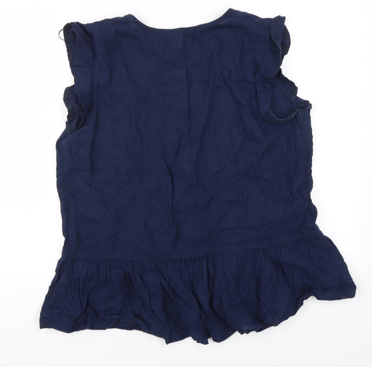 Papaya Womens Blue   Basic Button-Up Size 14