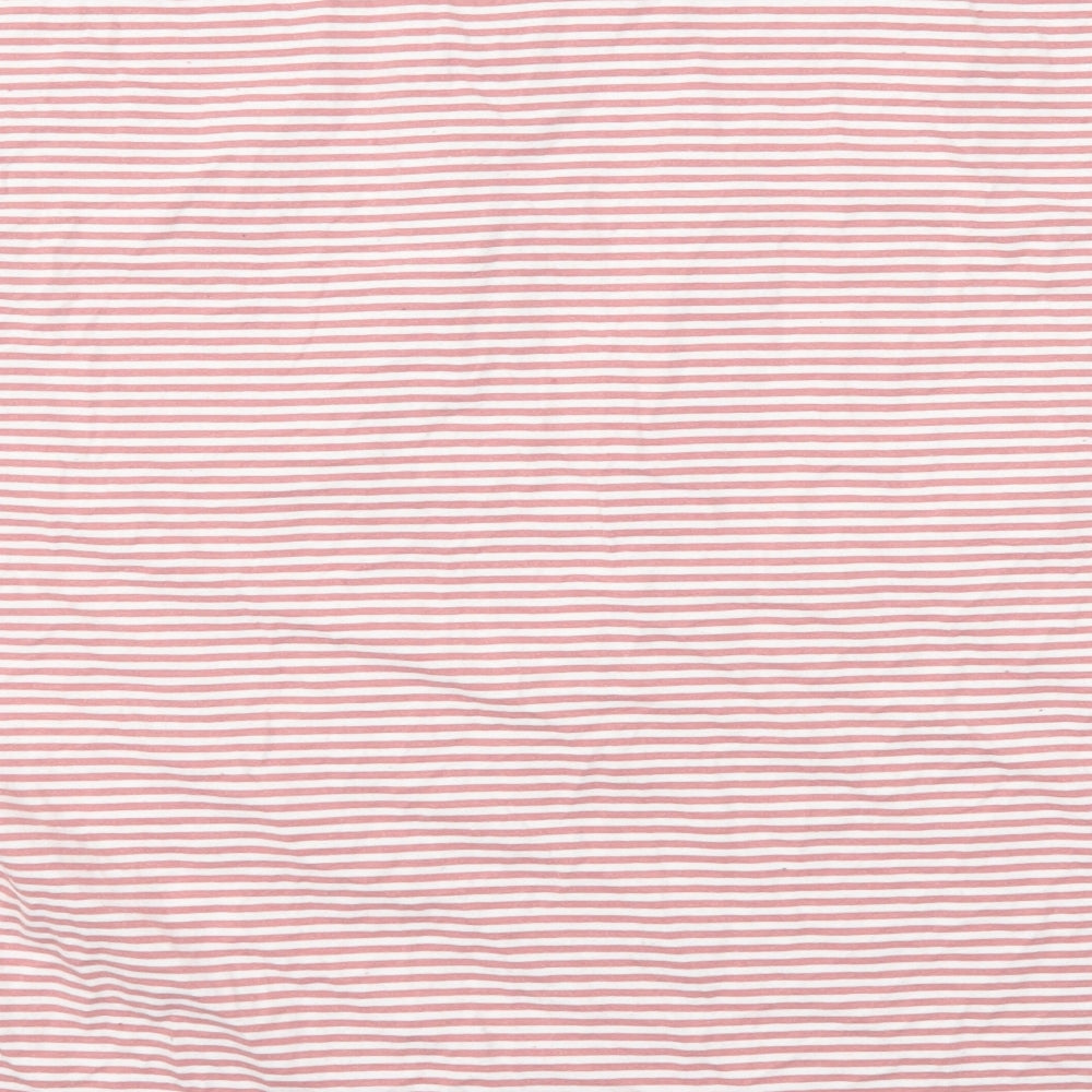 NEXT Womens Pink Striped  Top Pyjama Top Size 14