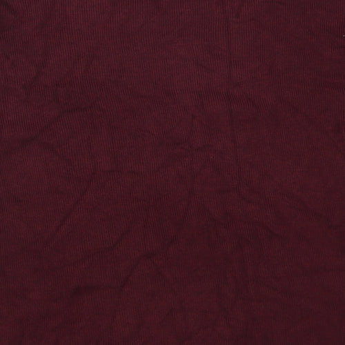 Warehouse Womens Red   Pullover Jumper Size 6  - Burgundy