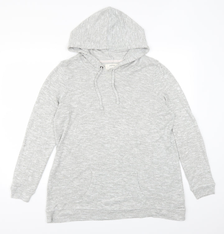 Papaya Womens Grey   Pullover Hoodie Size L