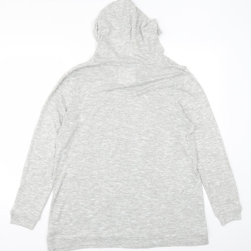 Papaya Womens Grey   Pullover Hoodie Size L