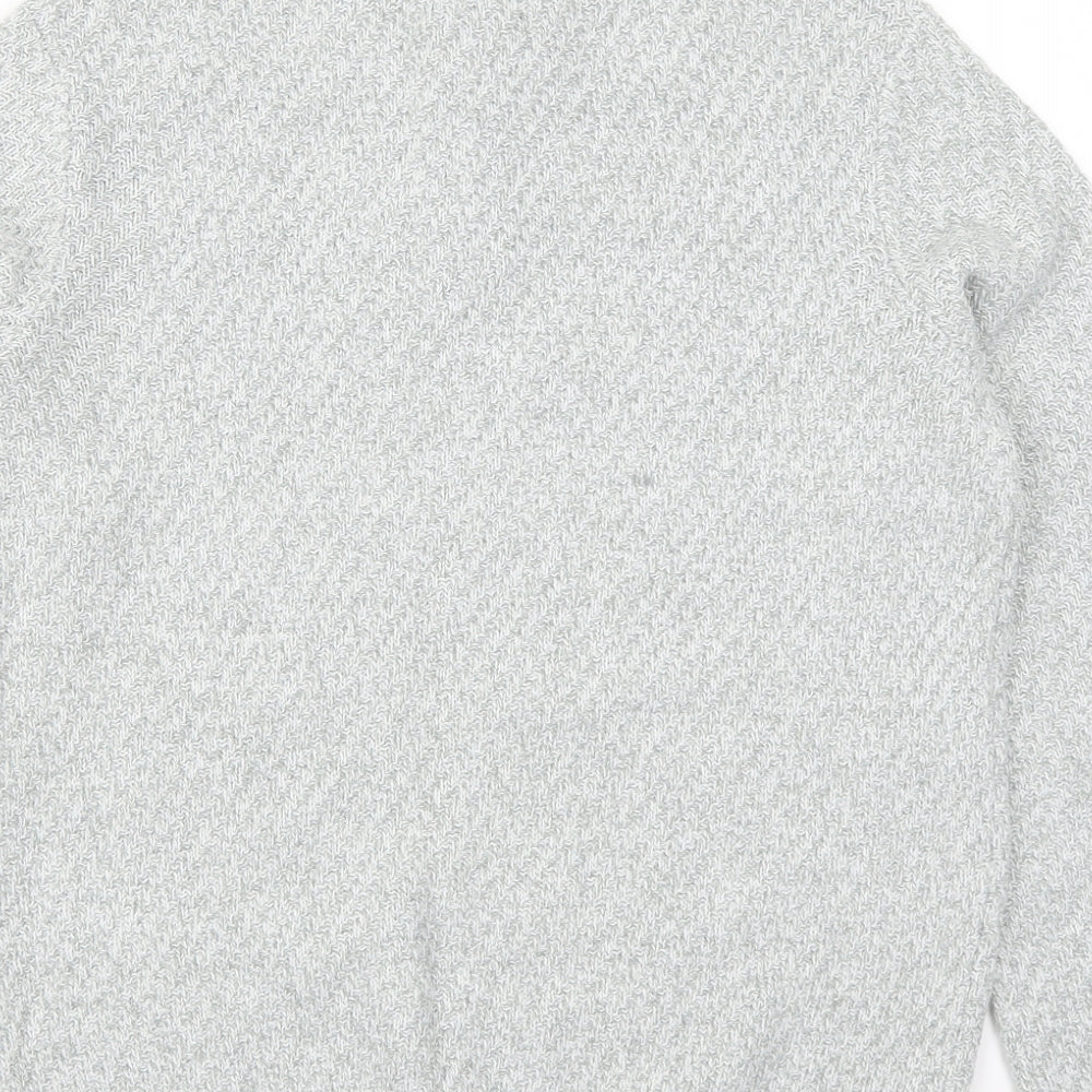 Burton Mens Grey  Knit Pullover Jumper Size M