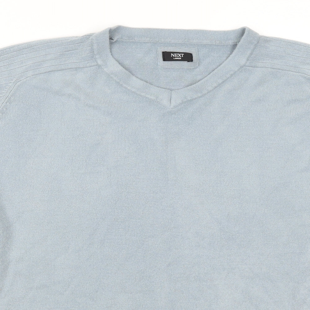 NEXT Mens Blue  Knit Pullover Jumper Size L