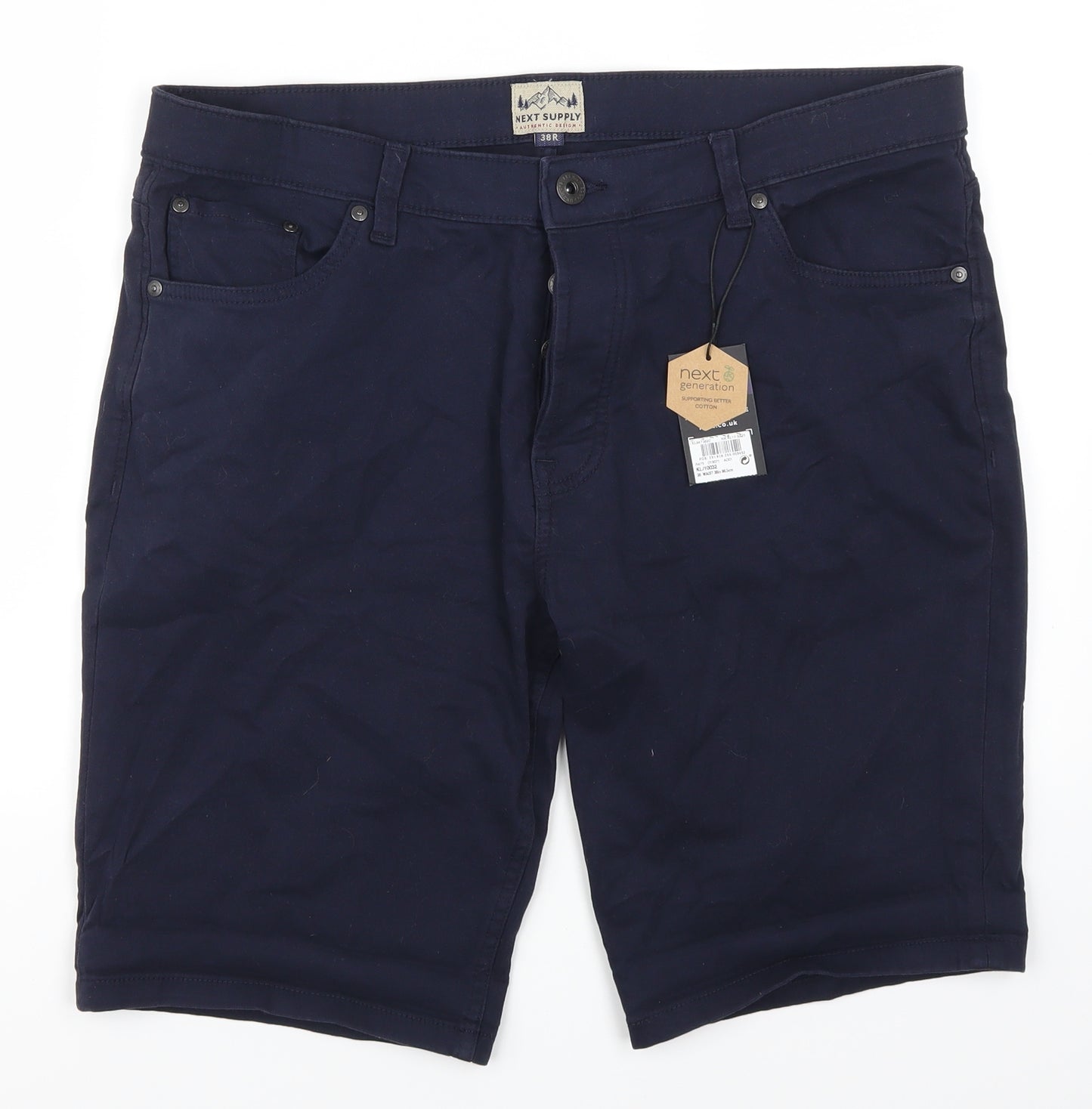 NEXT Mens Blue   Chino Shorts Size 38