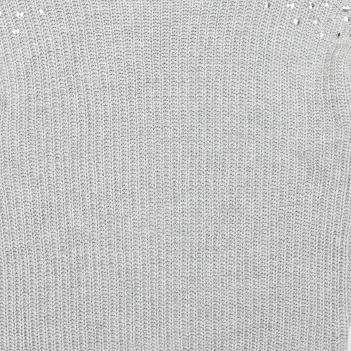 Lou Lou Womens Grey   Pullover Jumper Size M
