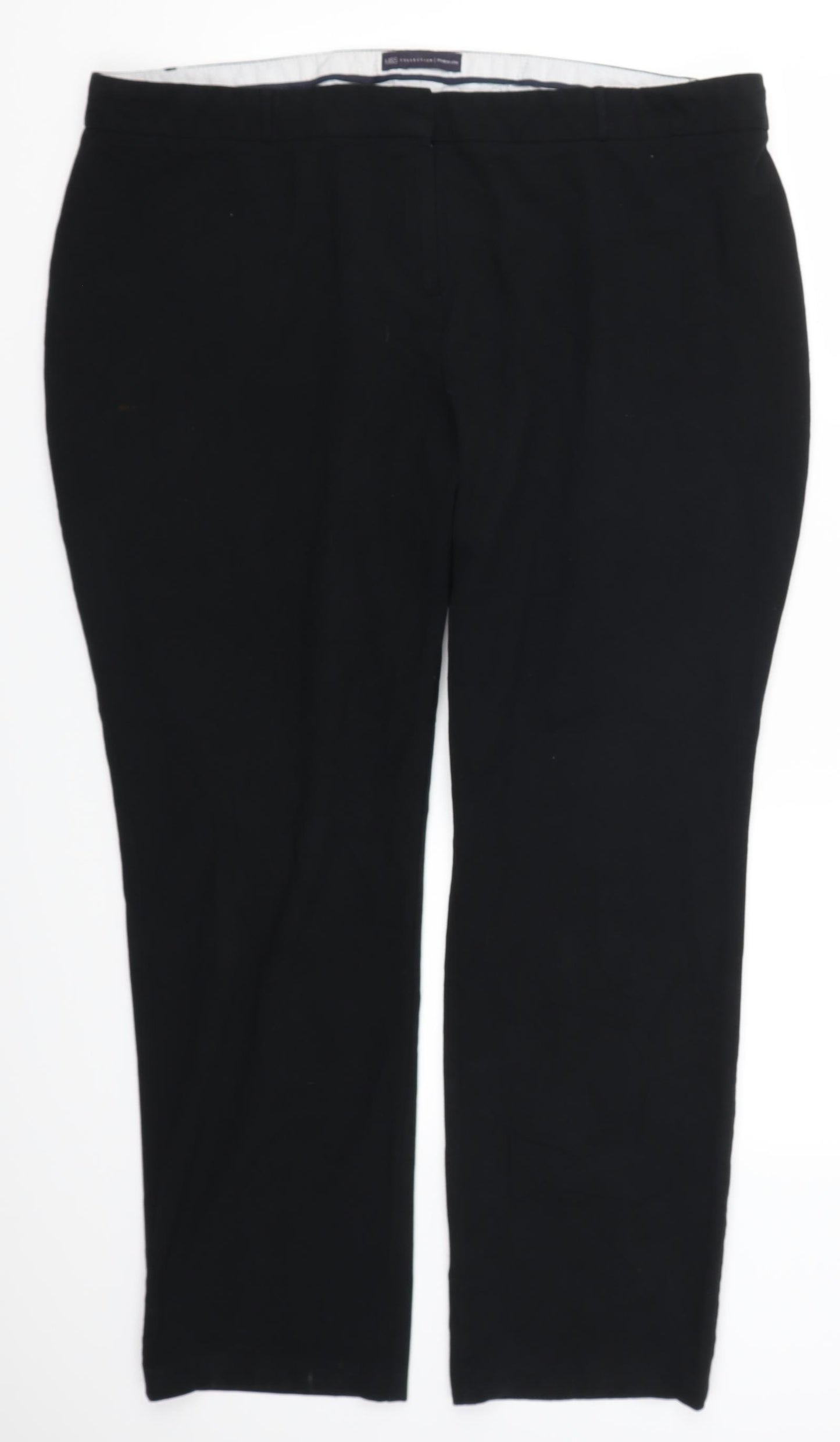 Marks and Spencer Womens Black   Trousers  Size 20 L29 in
