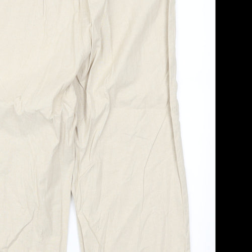 EWM Womens Beige   Trousers  Size 14 L21 in