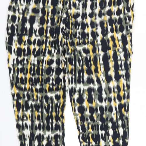 Marks and Spencer Womens Yellow   Trousers  Size 14 L26 in - Abstract