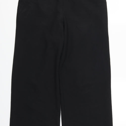 Evans Womens Black   Trousers  Size 14 L27 in