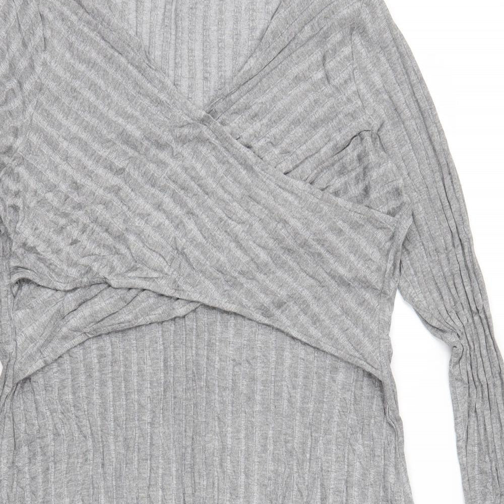 Marks and Spencer Womens Grey   A-Line  Size 18