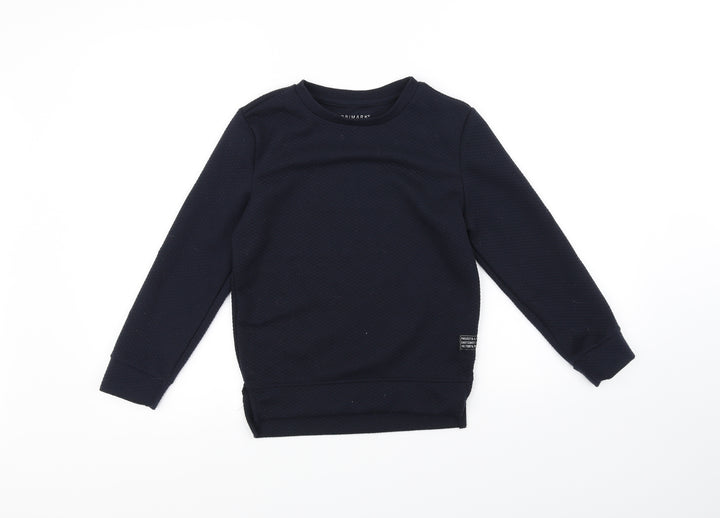 Primark Girls Blue Pullover Jumper Size 8-9 Years