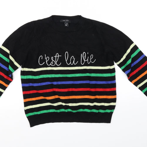 New Look Womens Black   Pullover Jumper Size S