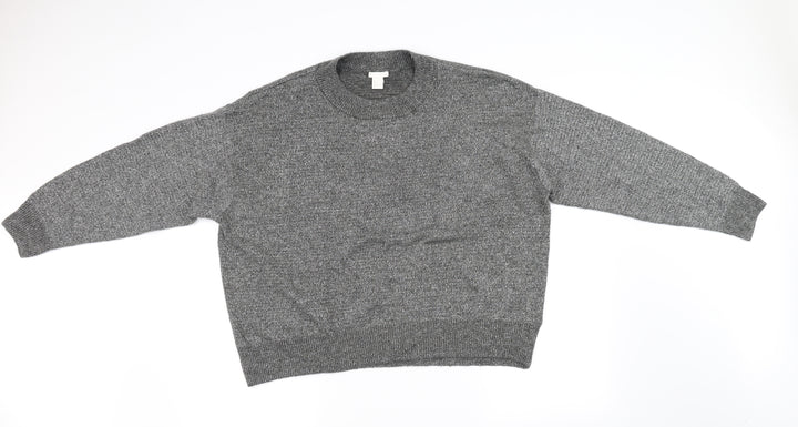 H&M Womens Grey   Pullover Jumper Size L