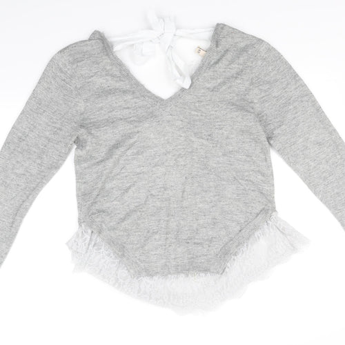 Divided Womens Grey   Pullover Jumper Size XS