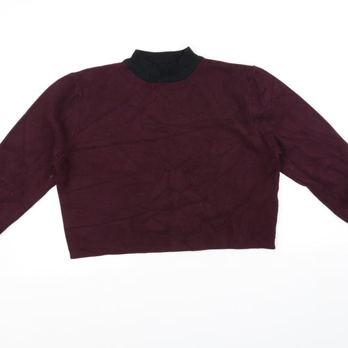 NEWLOOK Womens Purple   Pullover Jumper Size 16