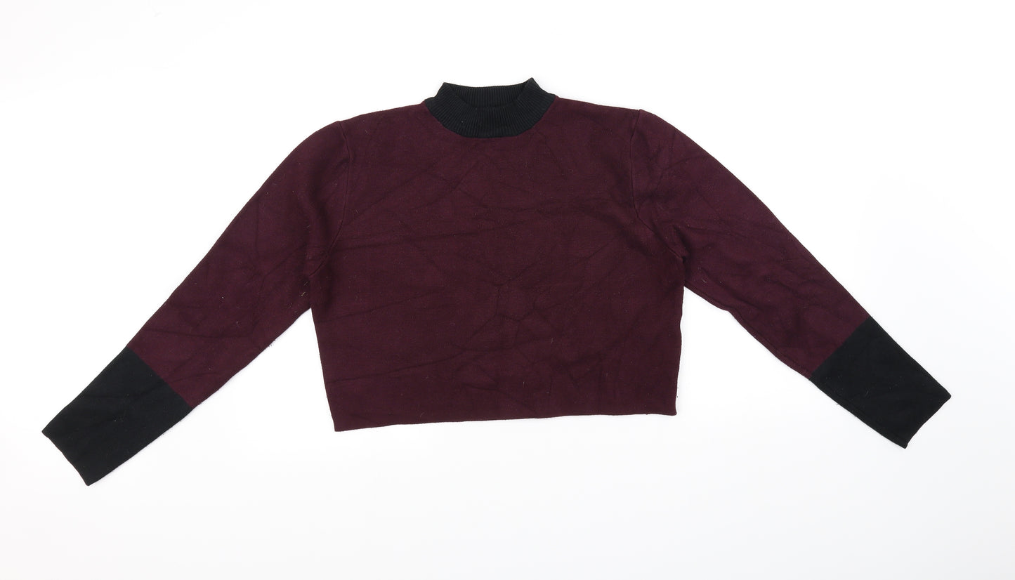 NEWLOOK Womens Purple   Pullover Jumper Size 16
