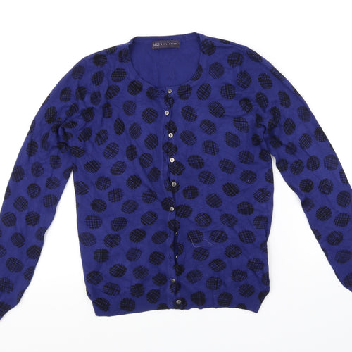 M&S Collection Womens Blue   Cardigan Jumper Size 8