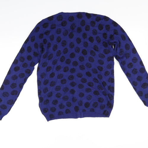 M&S Collection Womens Blue   Cardigan Jumper Size 8