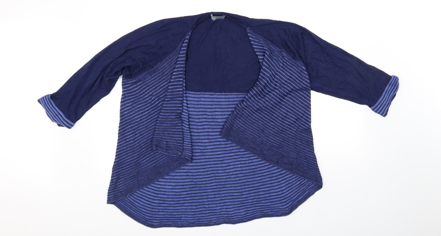 Per Una Womens Blue   Cardigan Jumper Size 18