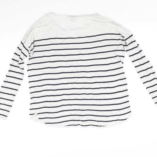H&M Womens White   Pullover Jumper Size S
