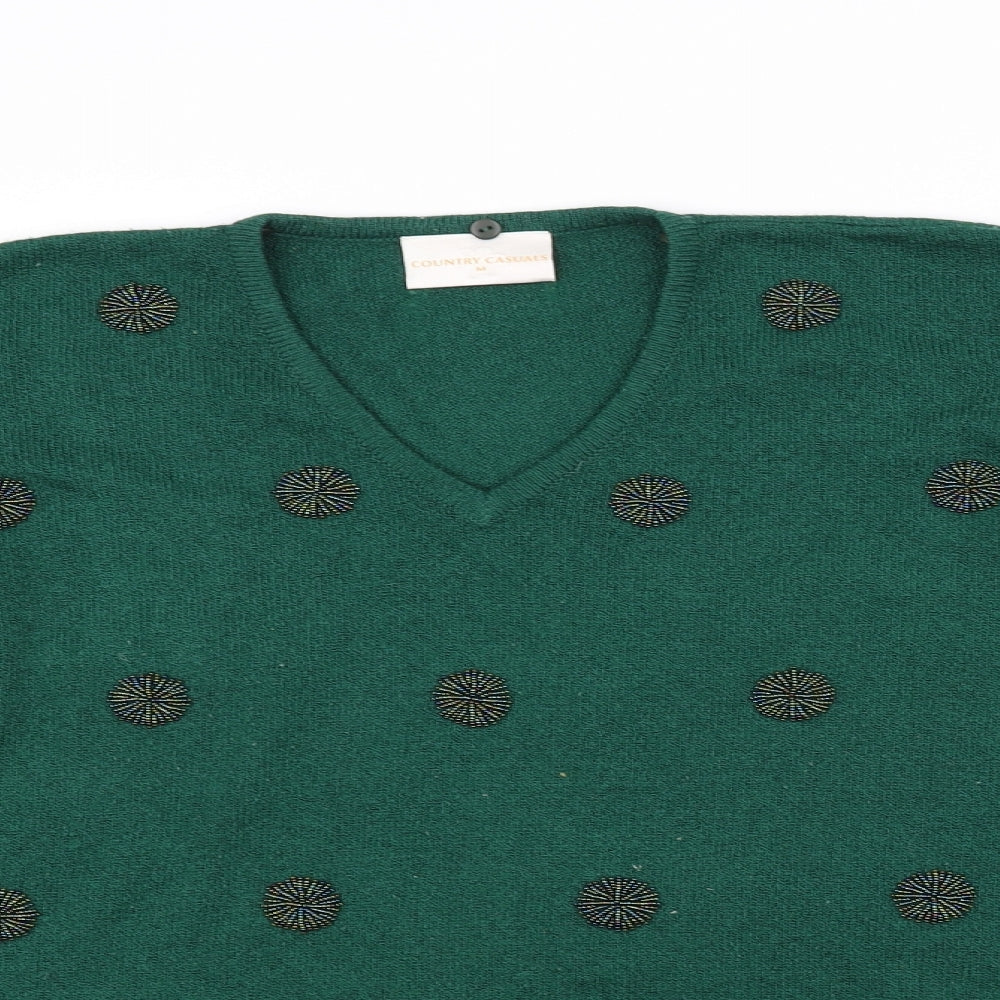 Country Casuals Womens Green   Pullover Jumper Size M