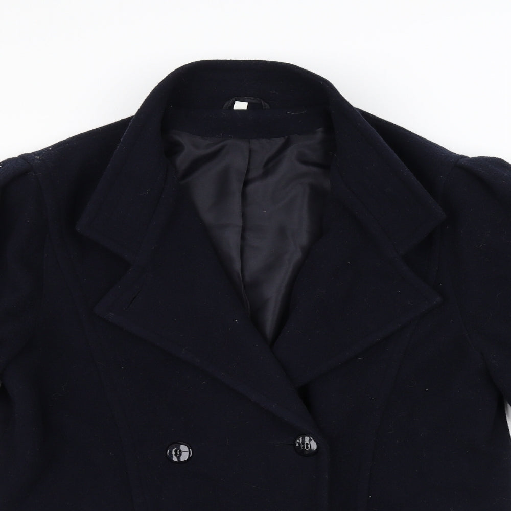 Preworn Womens Blue   Jacket Coat Size 12