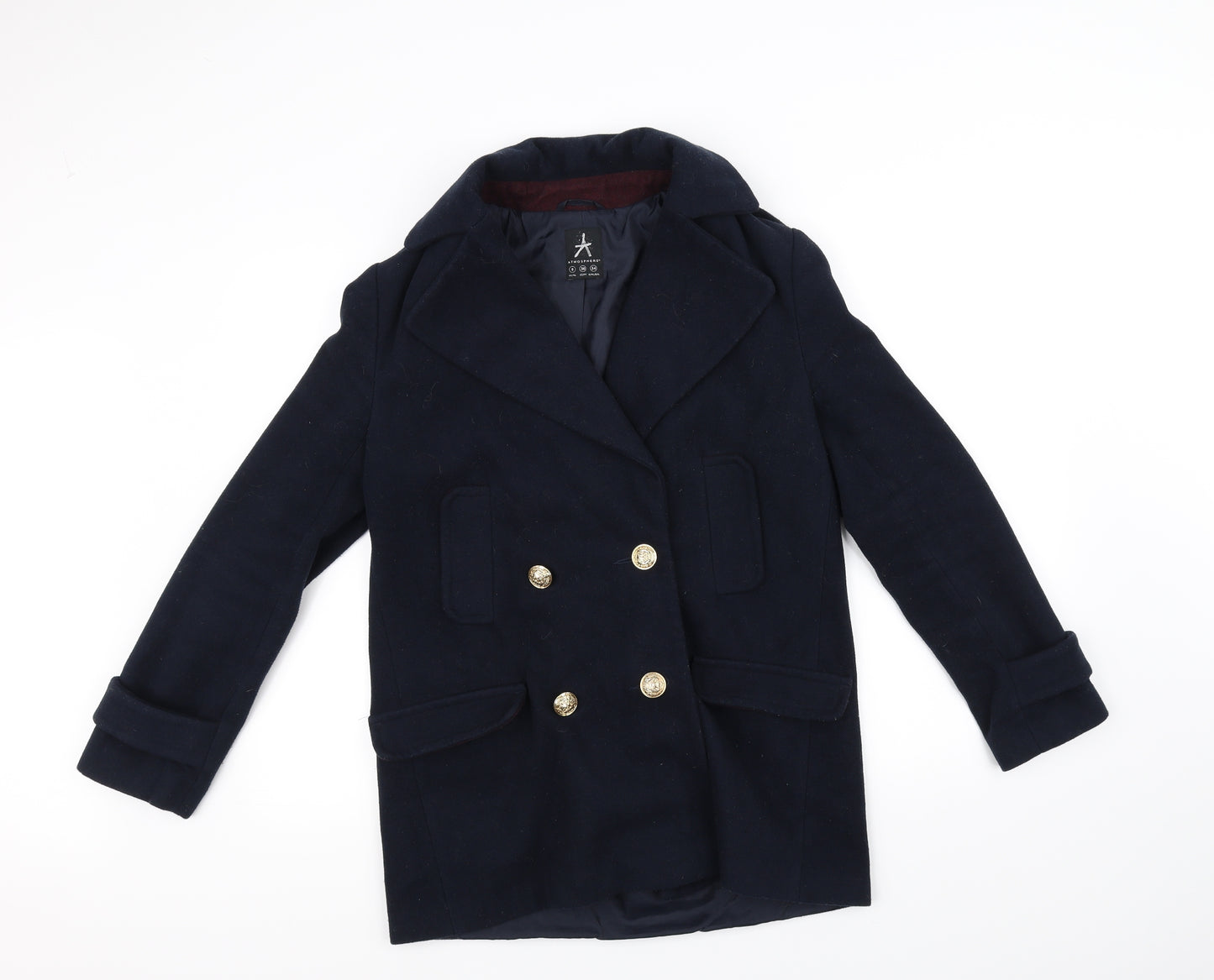 Atmosphere Womens Blue   Jacket Coat Size 8