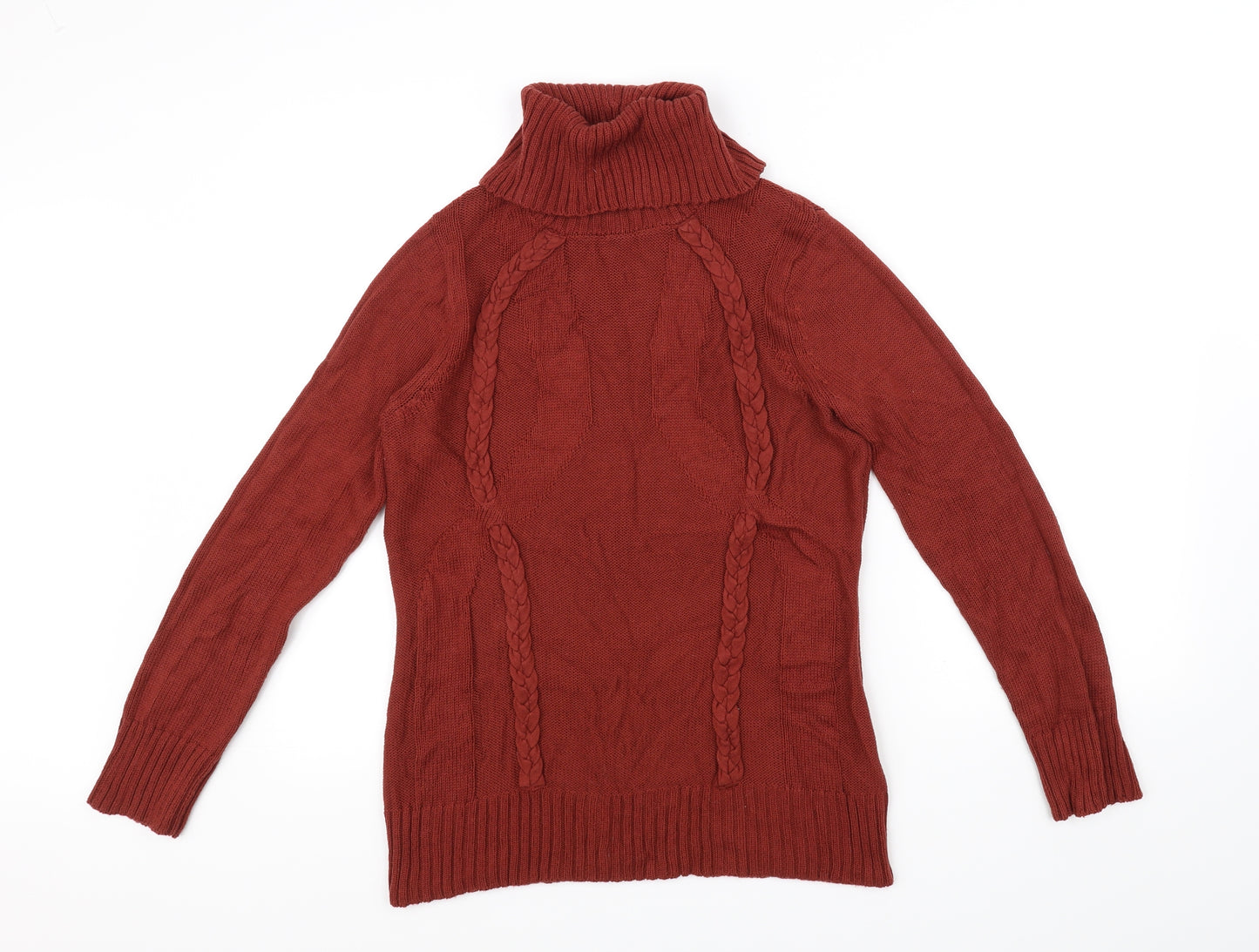 anna rose Womens Orange   Pullover Jumper Size M