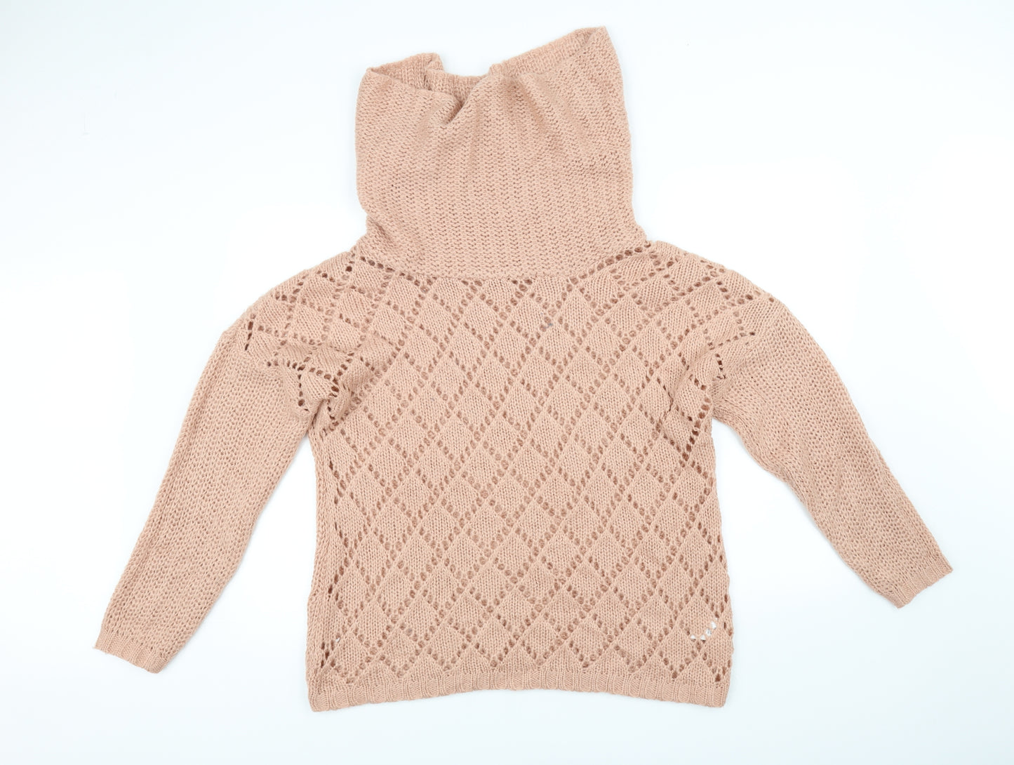 Brave Soul Womens Pink   Pullover Jumper Size M