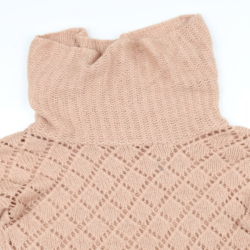 Brave Soul Womens Pink   Pullover Jumper Size M