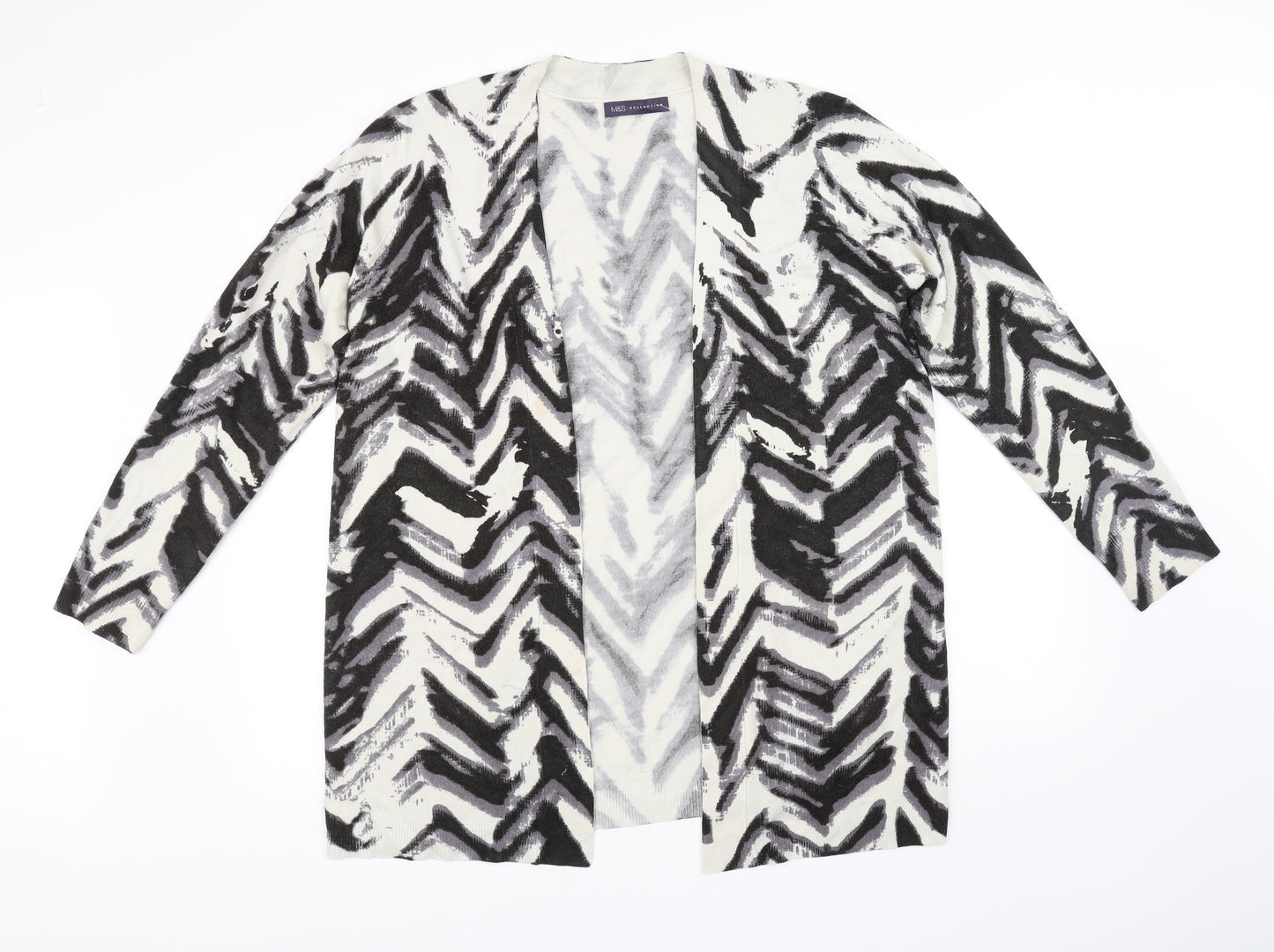 M&S Collection Womens Black   Cardigan Jumper Size 20