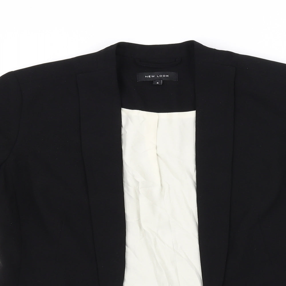 New Look Womens Black   Jacket Blazer Size 8