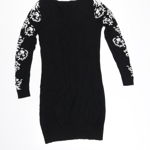 QED London Womens Black   Fit & Flare  Size M