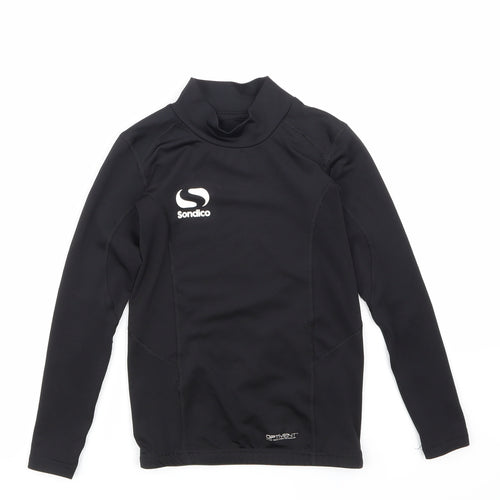 Sondico Boys Black   Basic T-Shirt Size 7-8 Years