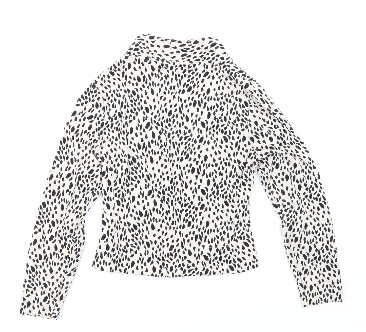 Marks and Spencer Womens Brown Animal Print  Jacket Blazer Size 8