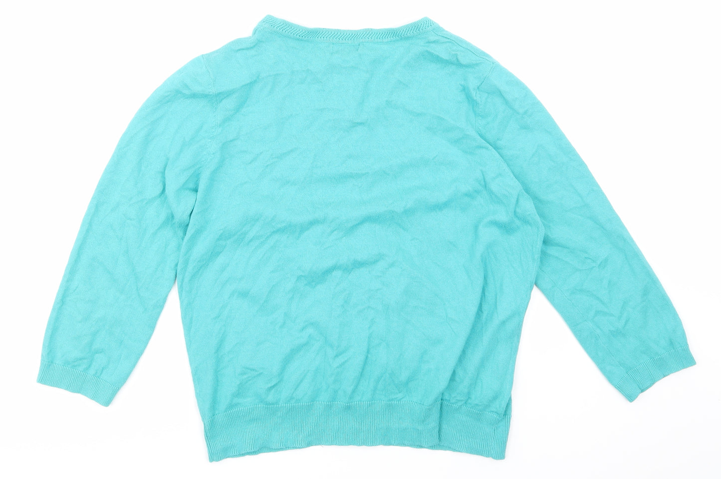 F&F Womens Blue   Cardigan Jumper Size 16